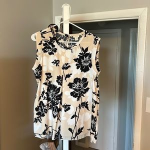 J Crew sleeveless blouse
